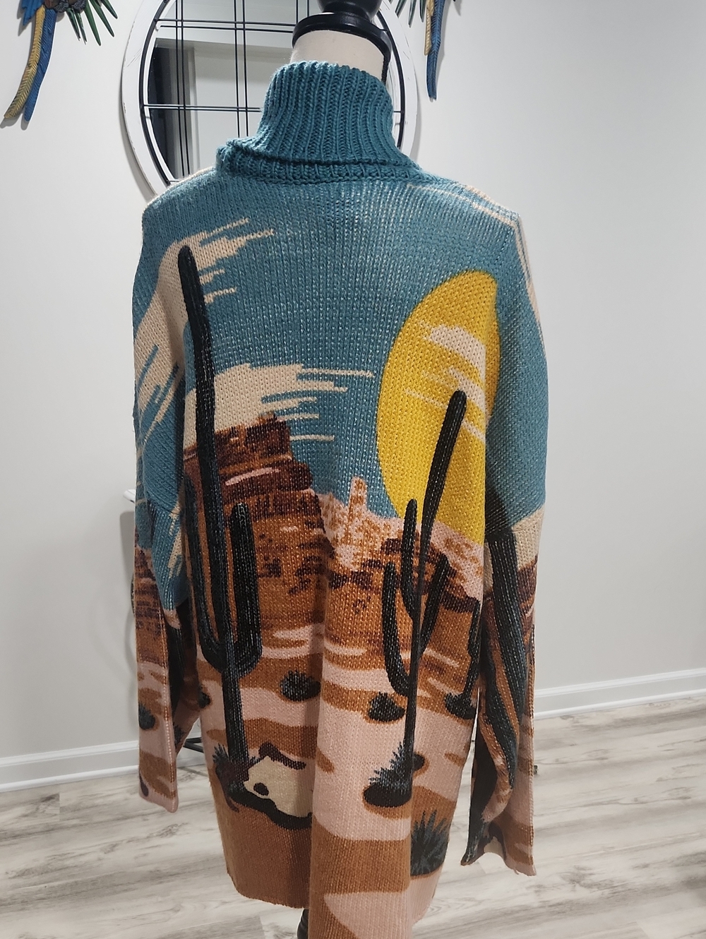 Wrangler Retro Desert Cardigan Southwest Western Chic, Boho - Picture 7 of 12